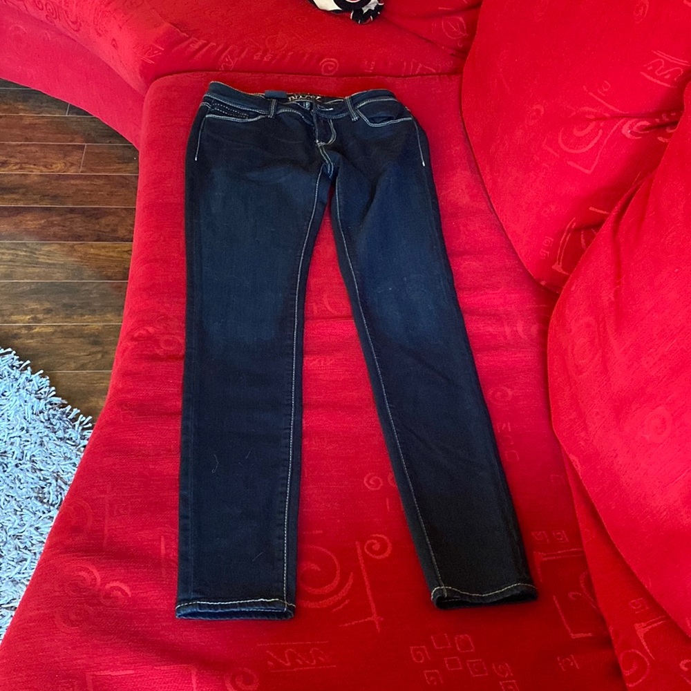 Buckle Black skinny jeans